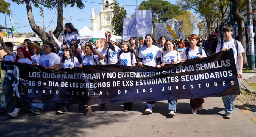 Merlo: Se realiz&oacute; la 10&deg; Marcha y Festival Estudiantil del distrito 