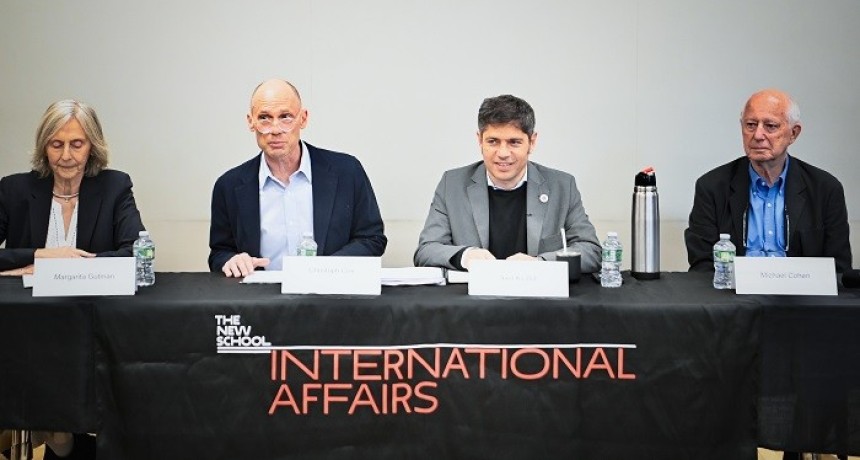 Kicillof particip&oacute; de una charla sobre el futuro de Am&eacute;rica latina en The New School