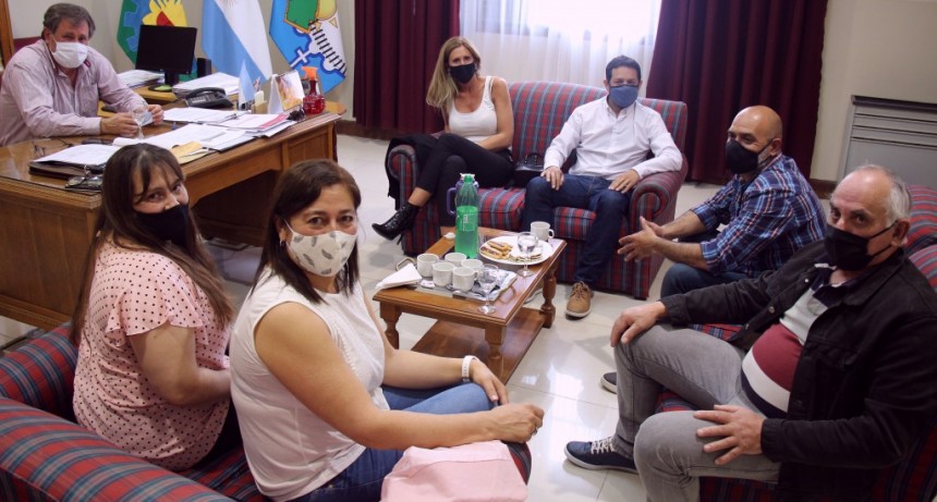 Suipacha: El referente regional del Servicio Alimentario Escolar fue recibido por el jefe comunal