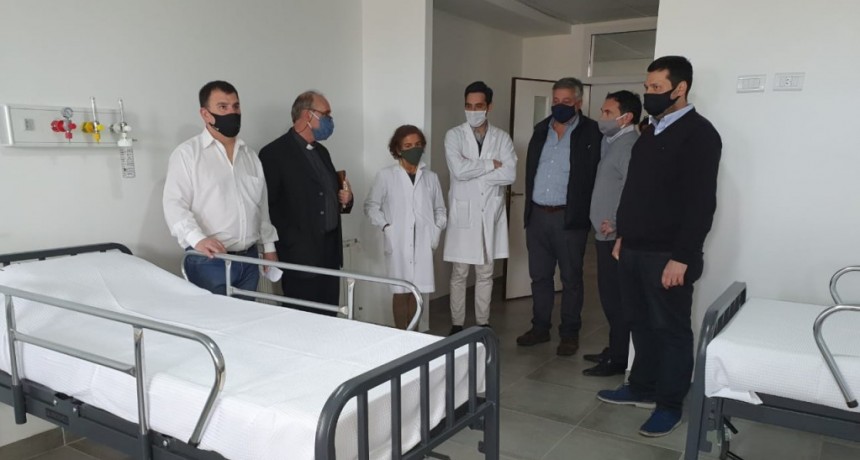 Azul: Puesta en funcionamiento de sala de internación en el Hospital Pintos 