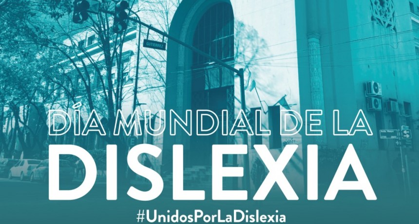 Vicente López se ilumina para concientizar la lucha contra la dislexia  