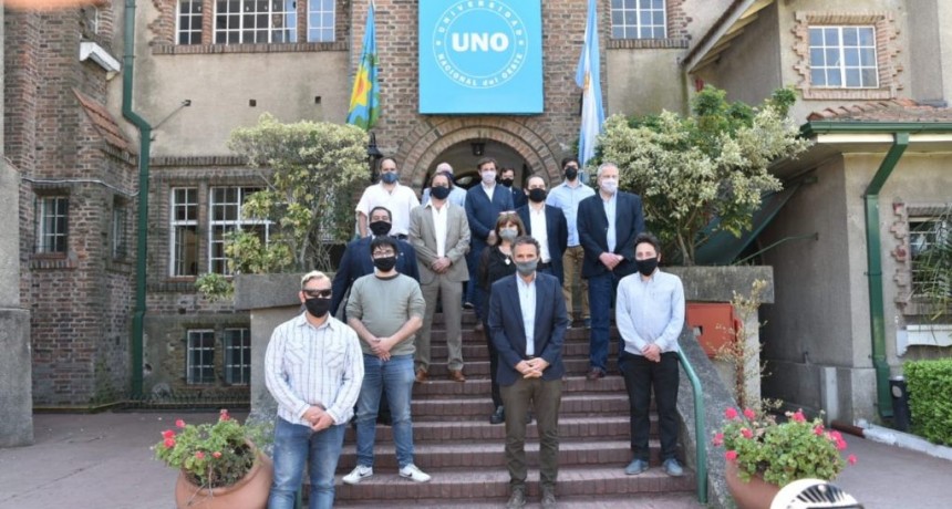 Merlo: Firma de convenio para la obra del campus de Ciencia de la Salud en la UNO 