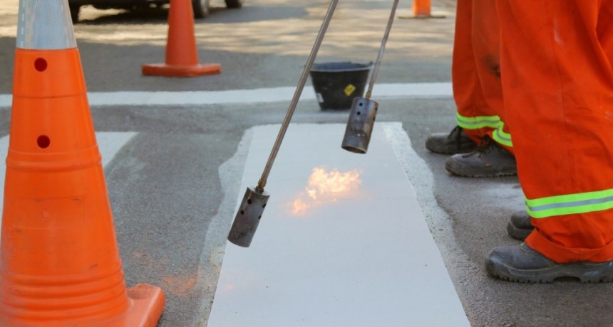 Pergamino: Una nueva forma de demarcar la ciudad, a cargo de cuadrillas femeninas 