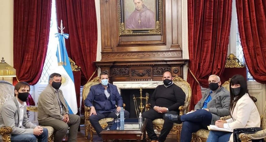 Baradero: Esteban Sanzio se reunió con Sergio Massa en el Congreso de la Nación 
