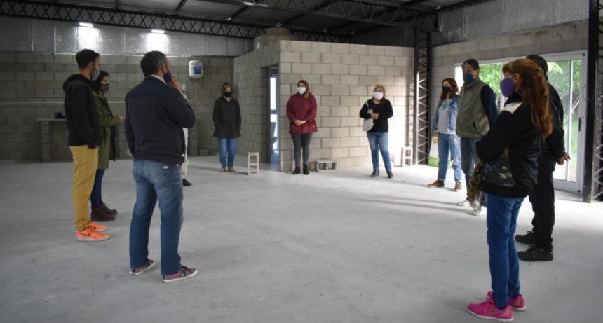 Merlo: Avanzan las obras del Salón de Usos Múltiples en el Barrio El Cortijo