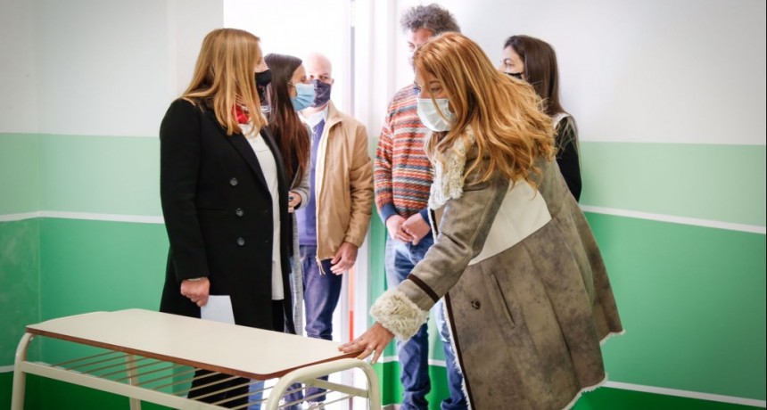 Avellaneda: Magdalena Sierra inauguró obras en la Primaria N°38 de Wilde 