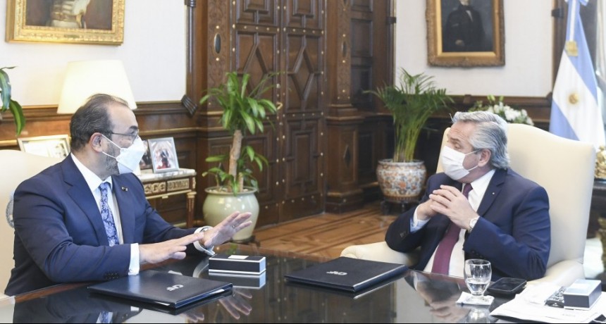 El Presidente se reunió con el titular de CAF, con quien acordó financiamiento por 2.670 millones de dólares para la Argentina
