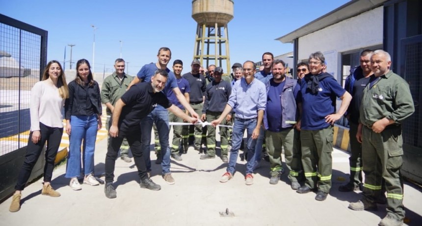 Bolívar: Pisano y Bucca inauguraron el Centro de Operaciones de la Dirección de Obras Públicas 