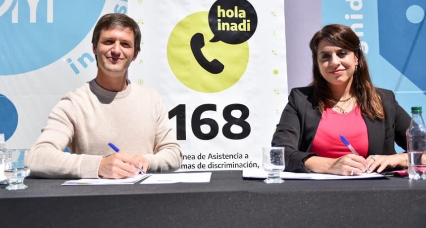 San Vicente: El Intendente firmó un convenio para la creación de una delegación del INADI 