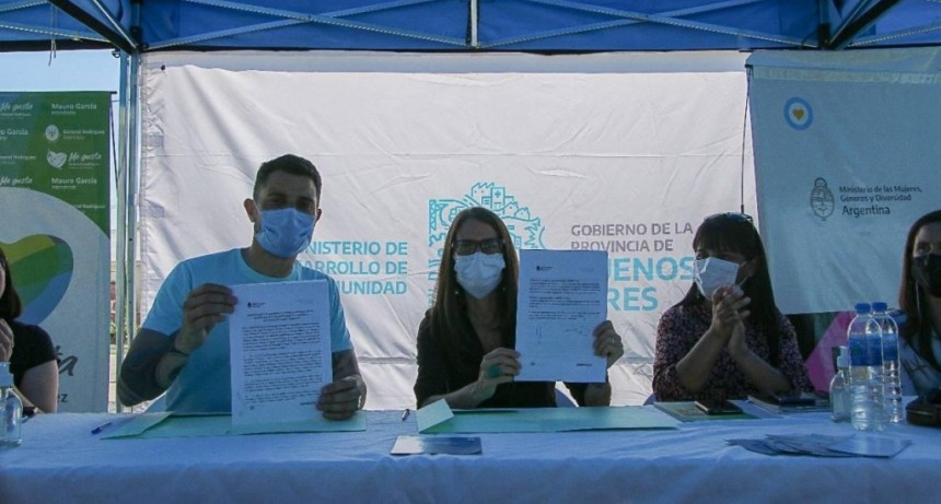 Gral. Rodríguez: El Intendente firmó un convenio para la aplicación del programa Acompañar 
