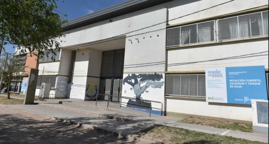 Bahía Blanca: Fase final en la refacción de la Escuela Secundaria Nº 15