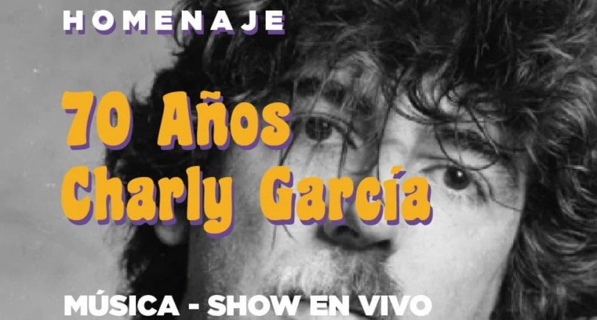 Quilmes: El Municipio invita a los vecinos al homenaje de Charly García