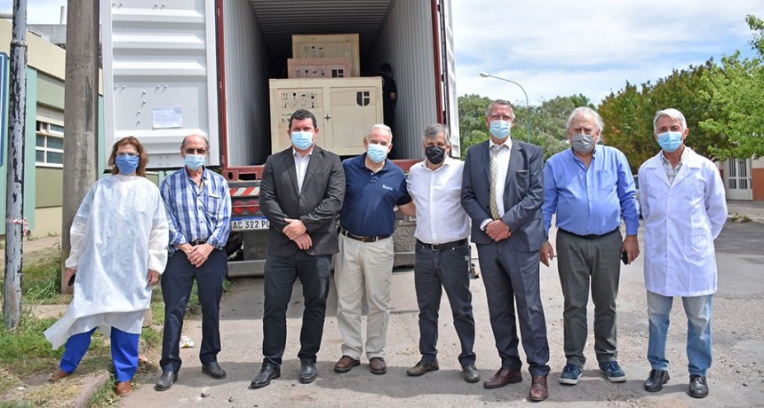 Chivilcoy: Arribó el tomógrafo de última generación adquirido por el Municipio para el Hospital
