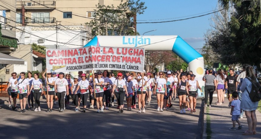 Luján: Se viene la 17° Caminata “Prevenir es vivir” por la Concientización del Cáncer de Mama