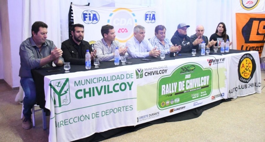 Chivilcoy: Britos presentó la 38° edición del Rally del distrito