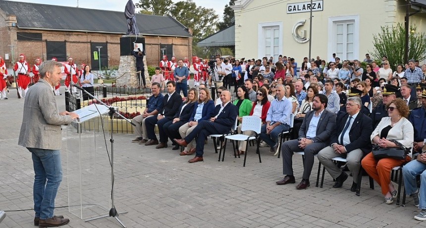 Entre Ríos: Frigerio participó del acto central por el 113° aniversario de General Galarza