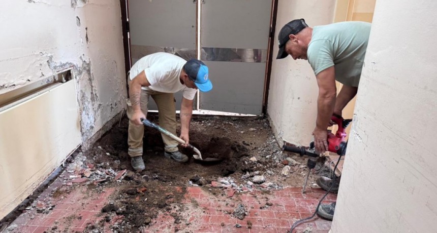 Balcarce: Comenzaron las obras de remodelación del área de oncología del Hospital Municipal 