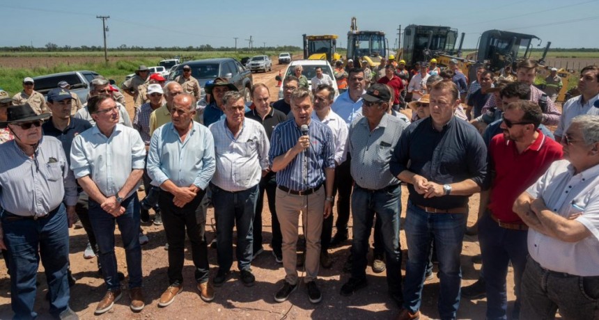Chaco: Zdero reactivó la pavimentación de la Ruta Provincial N°6 