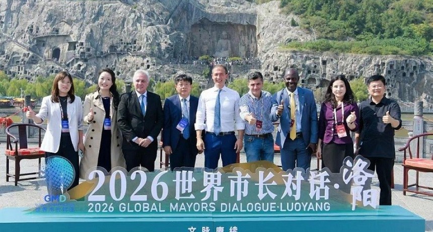 Tigre: Zamora present&oacute; el patrimonio cultural y natural de la ciudad en un encuentro internacional de alcaldes en China