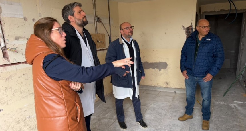 Balcarce: Avanza la obra de renovaci&oacute;n del primer piso del Hospital Municipal