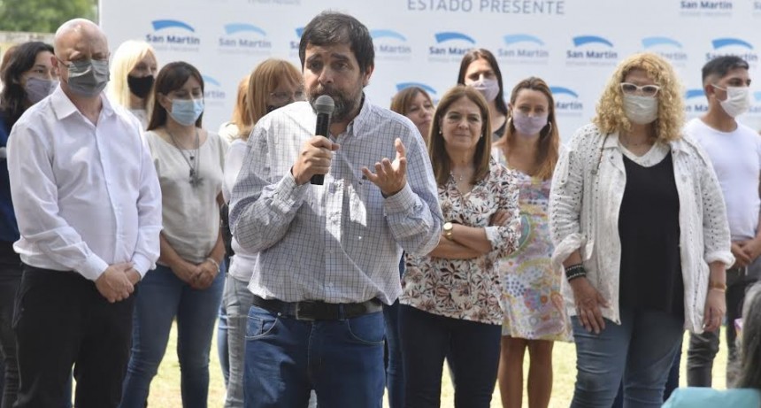 San Martín: Fernando Moreira encabezó el último encuentro del año de las Mesas Educativas