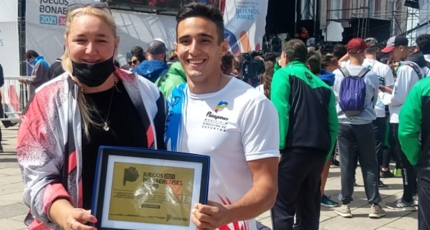 C. de Patagones: Agust&iacute;n Rodr&iacute;guez fue reconocido como deportista destacado de la Provincia en la 30a edici&oacute;n de los Juegos Bonaerenses