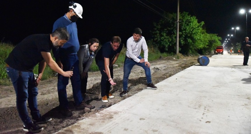 La Plata: Avanzan los trabajos finales de la obra de ensanche y pavimentación en Avenida 66 