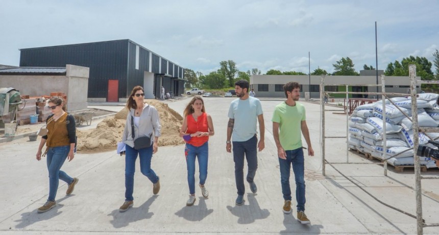 San Fernando: Juan Andreotti recorrió la obra del Centro de Servicios y Espacios Públicos del distrito