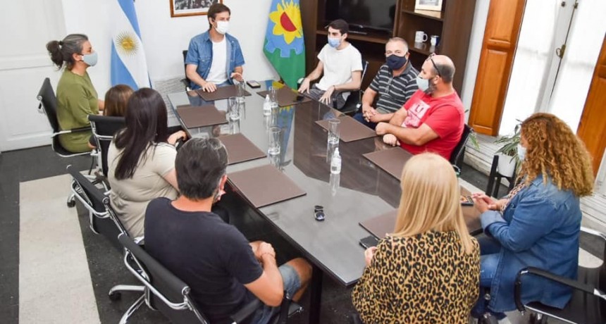 San Vicente: Mantegazza se reunió con la cooperativa de la Escuela Primaria N° 5 