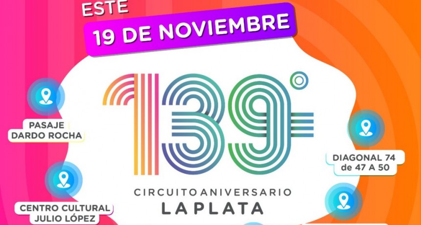 La Plata: Con más de 700 artistas platenses en escena, la Ciudad celebrará su 139º aniversario con un festejo para toda la familia