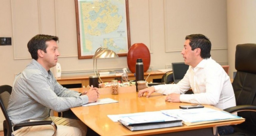 Necochea: Nardini y el Intendente Rojas planificaron obras en el distrito 