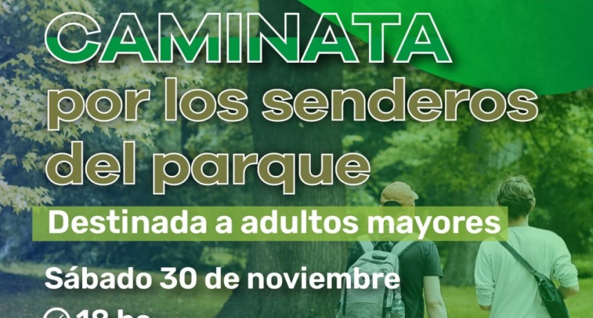 Lincoln: Caminata 4k por los senderos del Parque San Martín