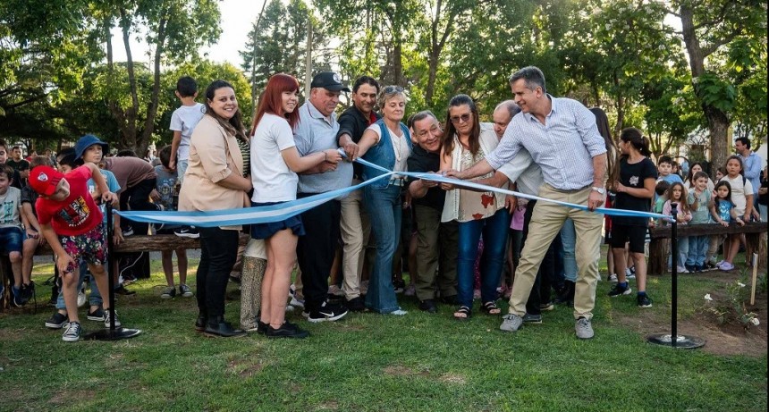 Rivadavia: El Municipio inauguró la renovación total de la plaza de González Moreno