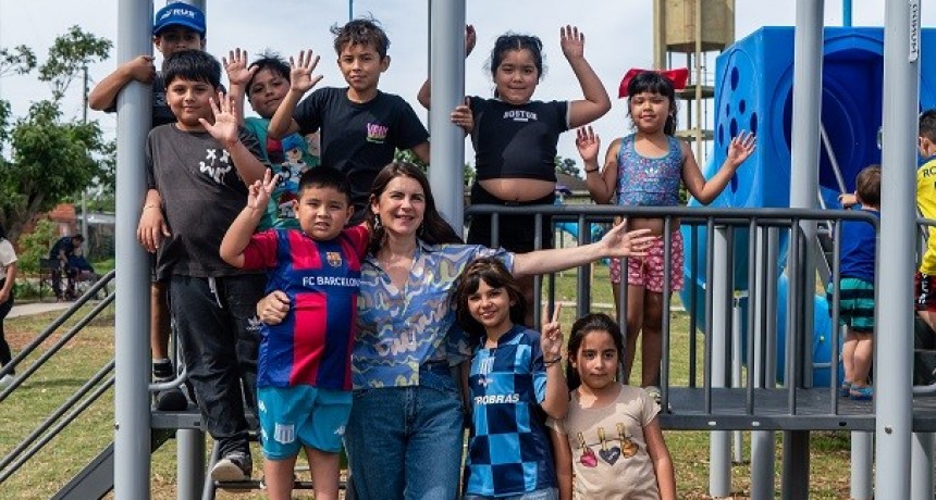 Moreno: Fernández inauguró una Plaza en el barrio San Carlos de Trujui