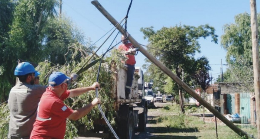 Campana: El Intendente destacó el intenso trabajo del Municipio frente a los daños causados por el temporal 