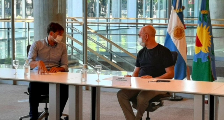 San Nicolás: Manuel Passaglia firmó un convenio con Larreta 