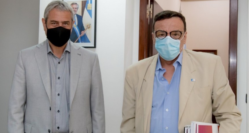 Zárate: Cáffaro mantuvo una reunión con el Ministro de Desarrollo Territorial y Hábitat Jorge Ferraresi  