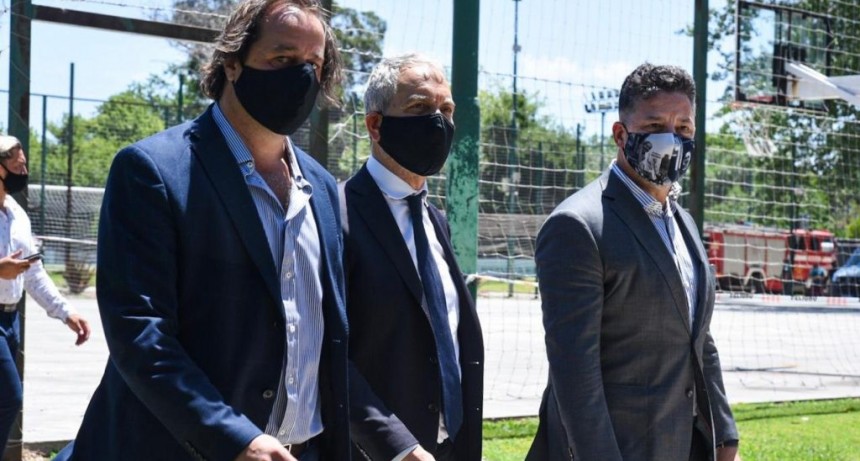 Merlo: Menéndez y El Ministro Alak visitaron el predio donde se construirá el Departamento Judicial 