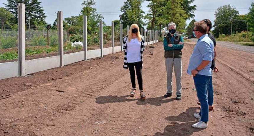 Chivilcoy: Recorrida por el Club Varela para supervisar el avance de las obras en el campo de deportes 