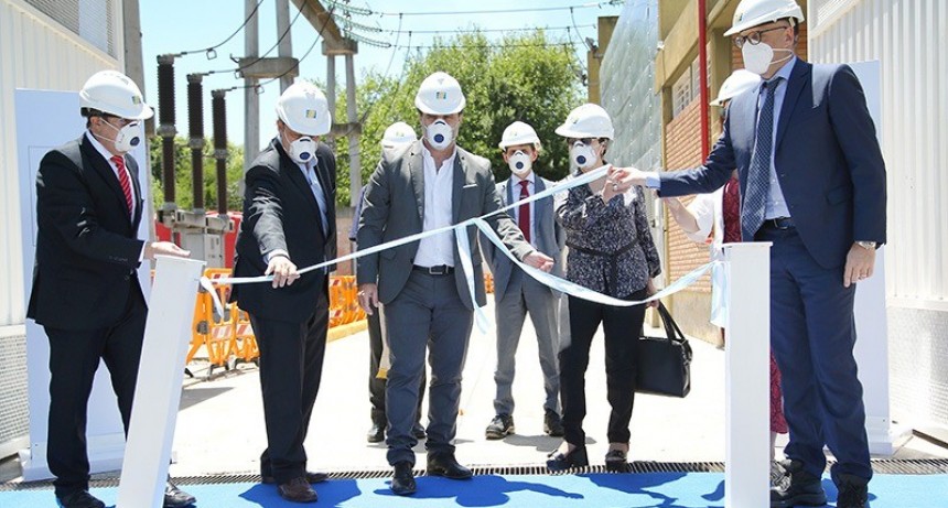 Glew: Blanca Cantero participó de la inauguración de la repotenciación de la subestación eléctrica