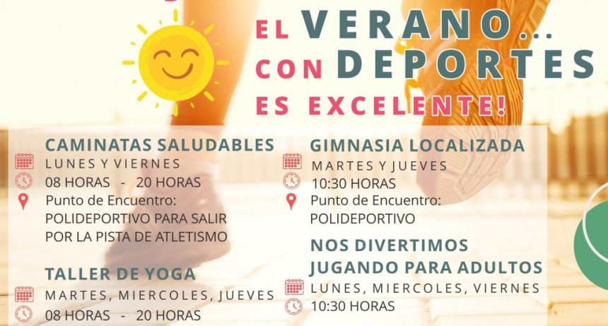 Tres Arroyos: Se incorpora un nuevo taller de ritmos al programa de verano 