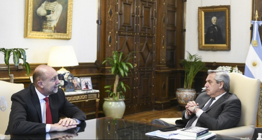 Alberto Fernández recibió en Casa Rosada a los gobernadores de Santa Fe y La Rioja