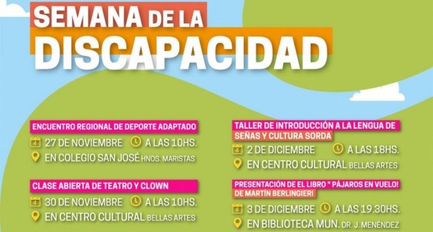 Pergamino: Durante la Semana de la Discapacidad estarán abiertos los talleres en el Centro Cultural Bellas Artes