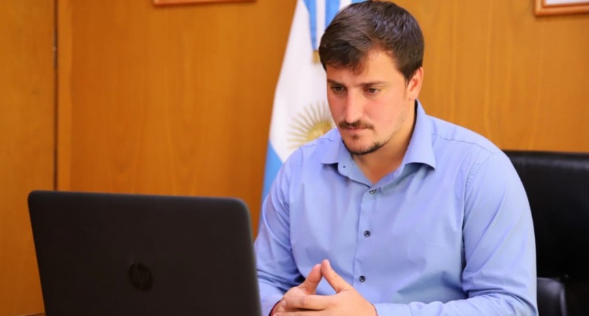 Avellaneda: Alejo Chornobroff mantuvo una reunión virtual con el Gobernador Axel Kicillof