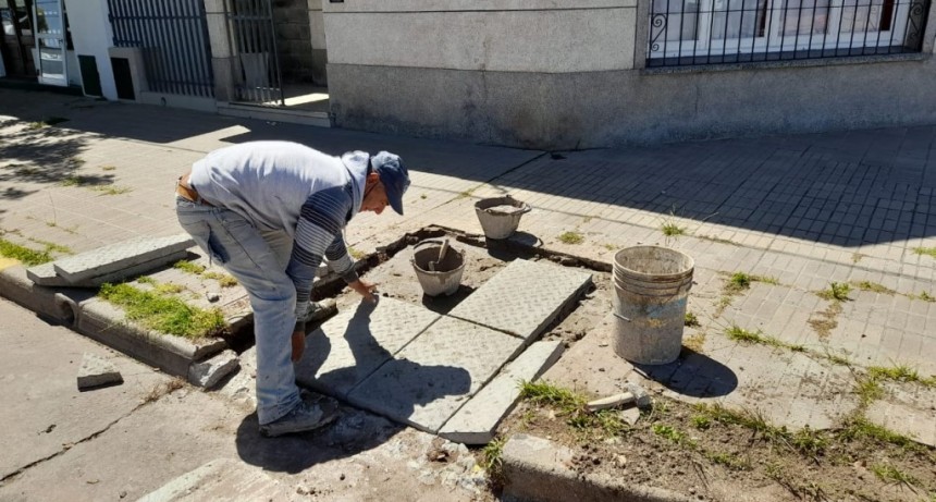 Lober&iacute;a: Se construyeron rampas de accesibilidad en el distrito