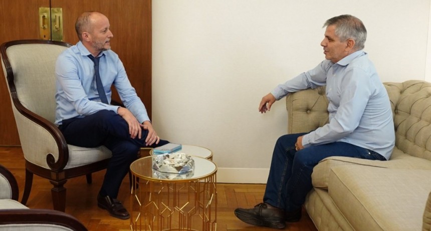 Chivilcoy: El intendente Guillermo Britos fue recibido por el jefe de Gabinete bonaerense, Martín Insaurralde