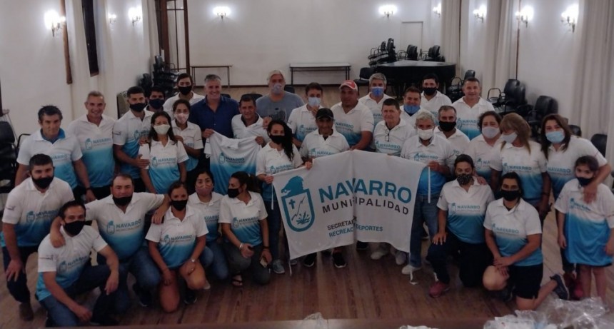 Navarro: Se presentó la delegación que representara al distrito en las Olimpiadas Seniors 