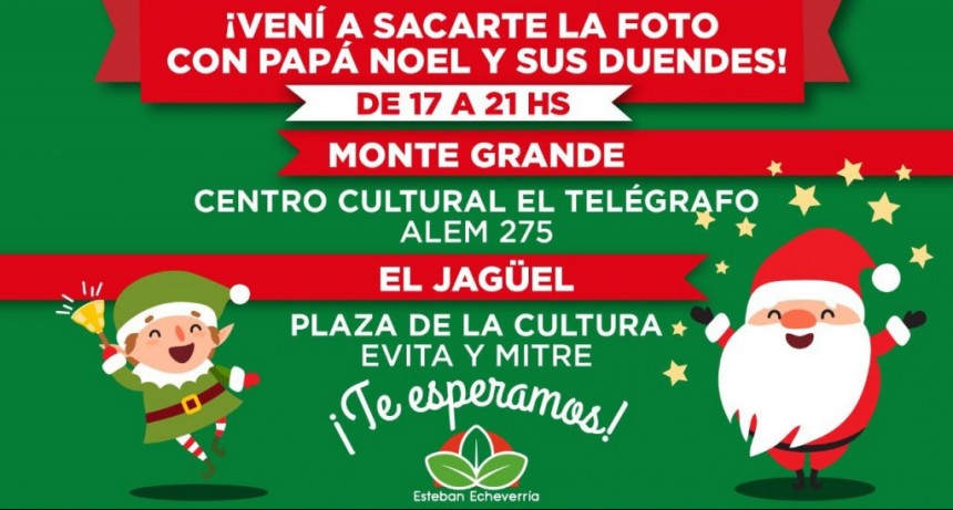 E. Echeverr&iacute;a: Pap&aacute; Noel visita el distrito 