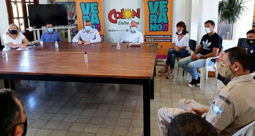 Colón (ER): José Luis Walser encabezó una reunión de cara a la temporada de verano