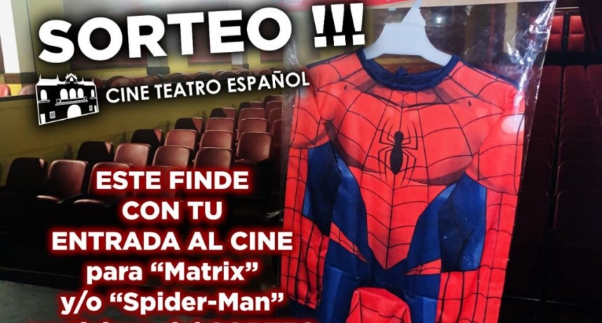 Gral. Belgrano: Sorteo de un disfraz de “Spider-Man” 